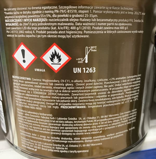 Skyddande och dekorativ lackbets indiskt rosenträ 2,5 l