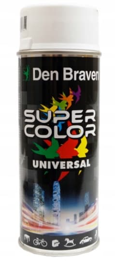 Universal sprayfärg 400 ml vit matt 9010
