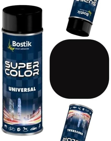Universal spraymaling 400 ml sort mat 9005