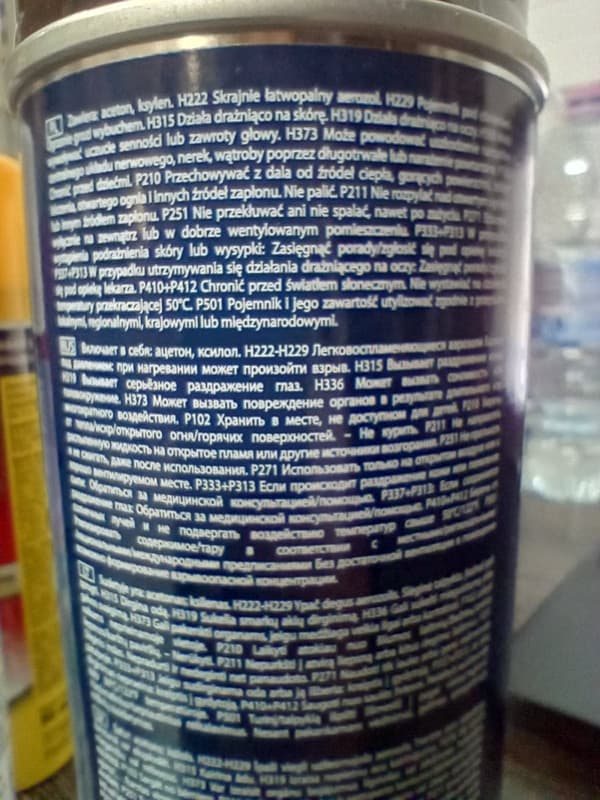 Universal spraymaling 400 ml sort blank 9005