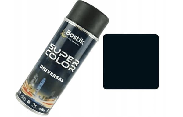 Universal spraymaling 400 ml sort blank 9005