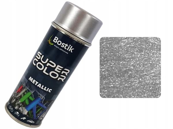 Super Color Universal -spraymaali 400 ml hopea