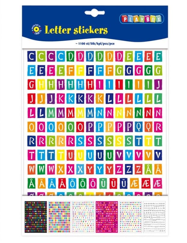 Tarrat Kirjaimia Ja Numeroita Noin 1100 Kappaletta Cdon