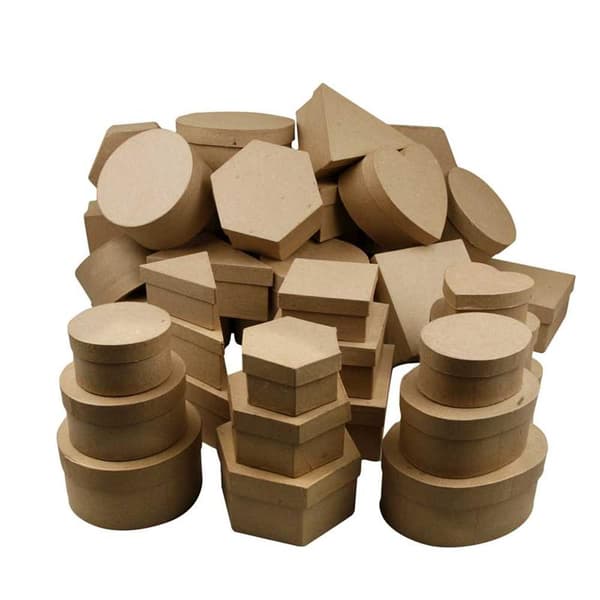 Pappaskar - Dia. 10 - 18 cm - Kvist - 72 st