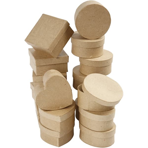 Pappaskar - Dia. 10 - 12 cm - Kvist - 28 st