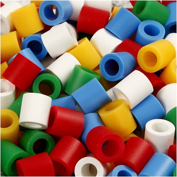 Nabbi Pärlor Jumbo 10mm - Standardfärger - 1000 st