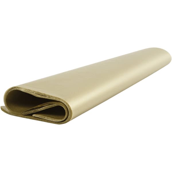 Silkespapper 50 x 70 cm - Guld - 25 ark