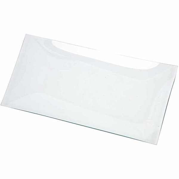Ljusfat i Glas - Avlång Design - 33,5 x 17 cm - 8 st