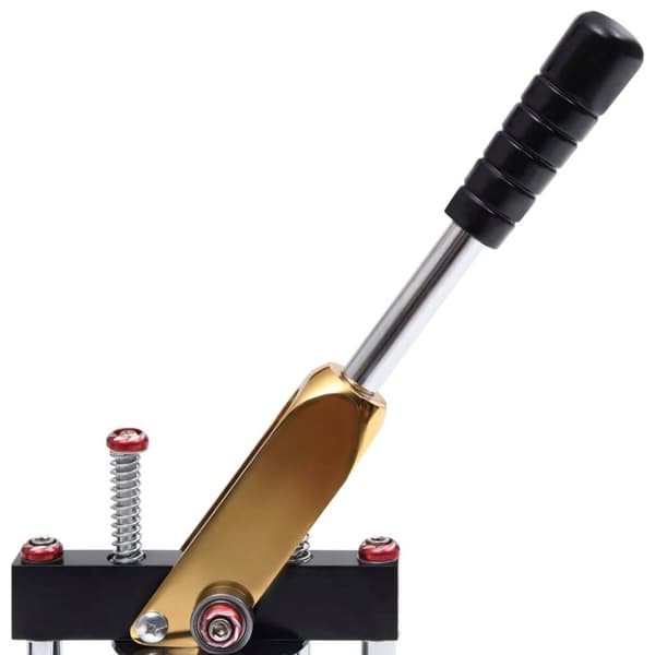 vidaXL Knappmaskin med 500 st knappnålsdelar 44mm roterbar stans