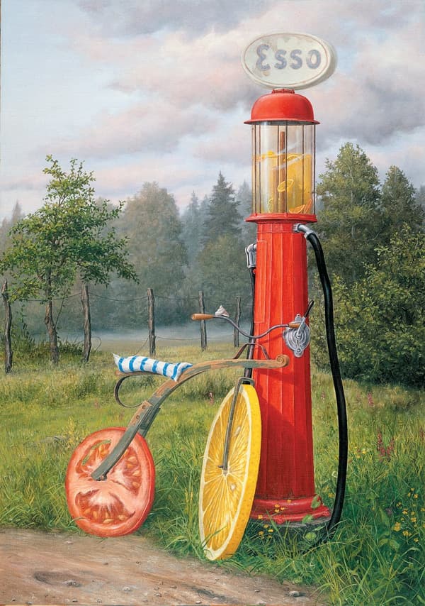 Lennart Nilsson Tavla "Miljötider"