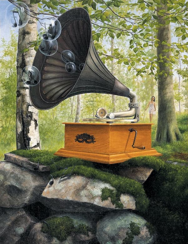 Lennart Nilsson Tavla "Framtidstoner"