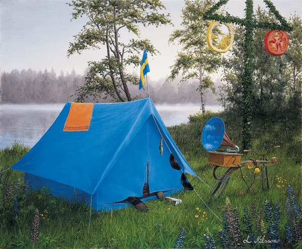 Lennart Nilsson Tavla "Midsommar"