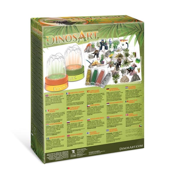 Dinosart Lys Op Vandkugler Transparent