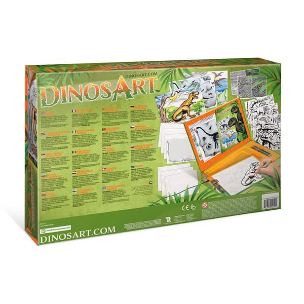 Dinosart Sporingslyspude Transparent