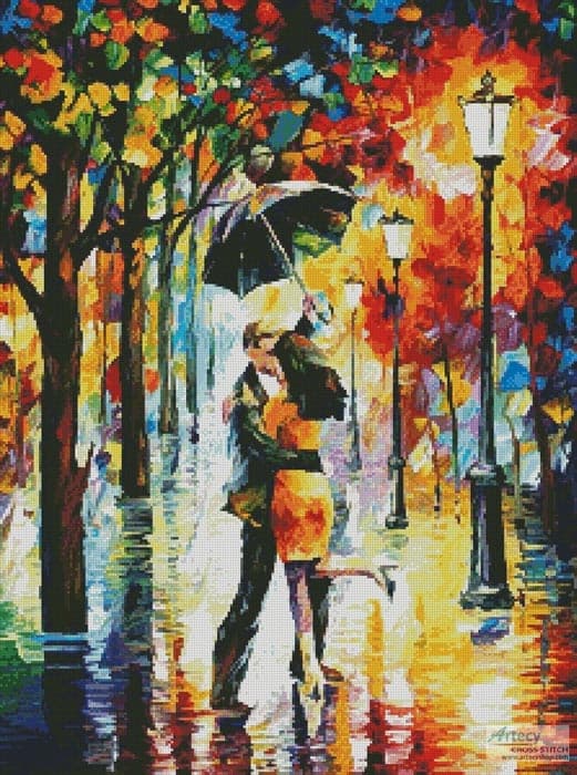 Diamond Painting / Diamantmålning 30x40cm - Paris Par Kärlek