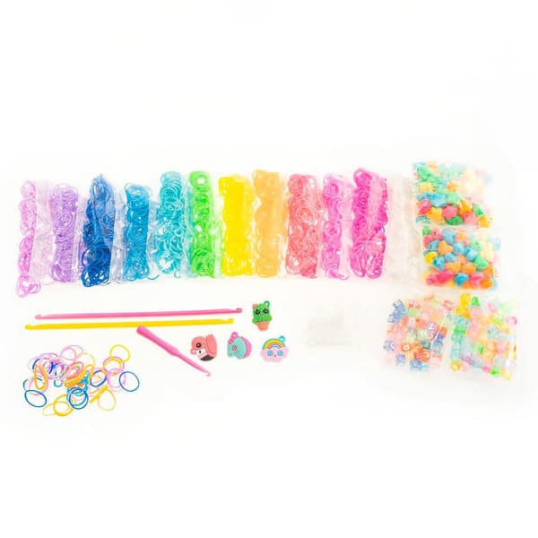 Nice Kit För Att Skapa Armband Och Halsband Elasticolor Rosa