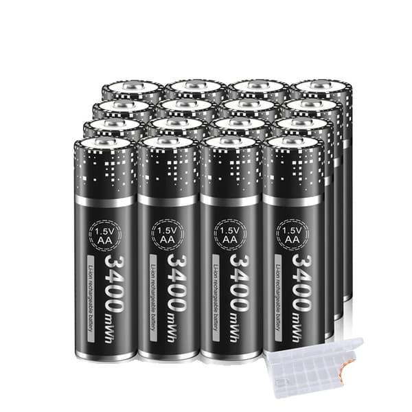 AA Li-jon Uppladdningsbart Batteri, 3400mWh, Original, 16st