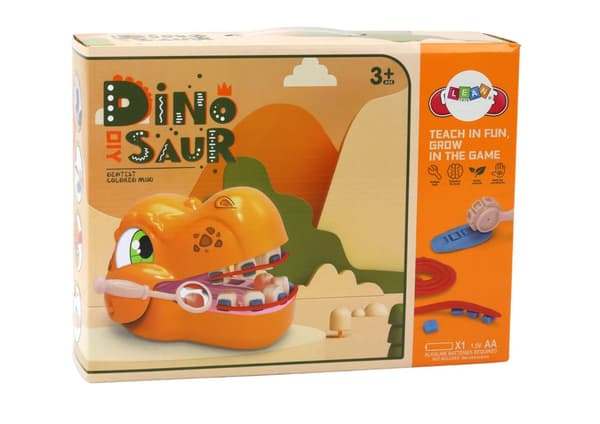 Kreativt sæt Dinosaur Tandlæge Tilbehør til legedej