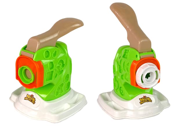 En maskin för att göra spagetti av plasticine