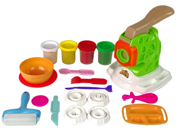En maskin för att göra spagetti av plasticine