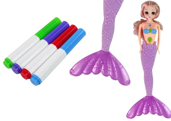 DIY Purple Mermaid Treasures Excavation Kit