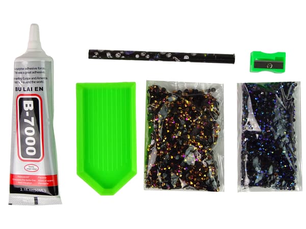 Sæt Unicorn DIY Diamonds Crystals Brown