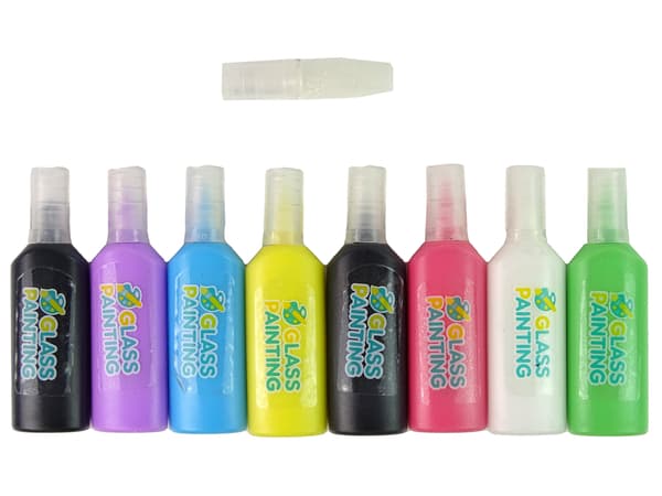 Vinduesklistermærker Møbler slik DIY 8 farver glitter