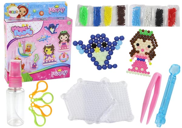 DIY Magic Vandperler Sæt 8 Farver Prinsesse