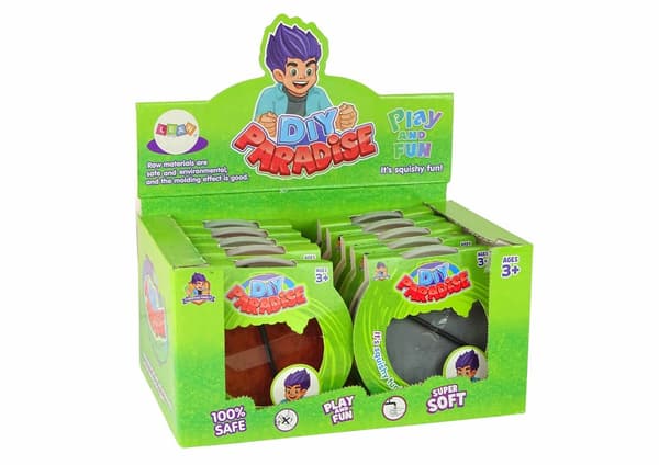 Glutek Slime i ett paket med 250g 10 färger