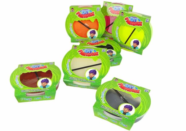 Glutek Slime i ett paket med 250g 10 färger
