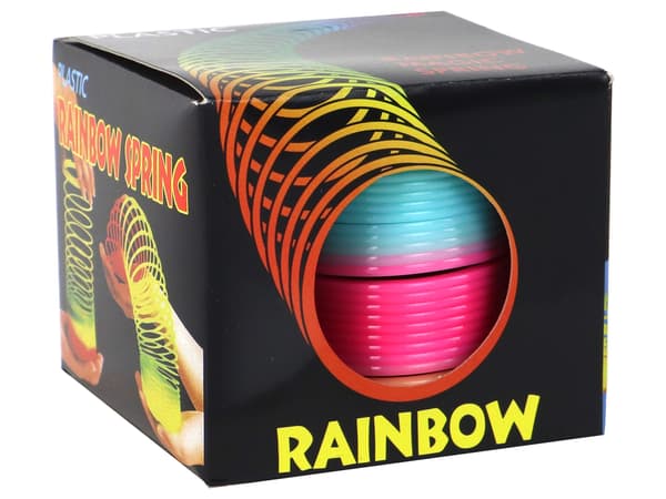 Ikonisk Rainbow Spring Heart Calming Gadget 6CM