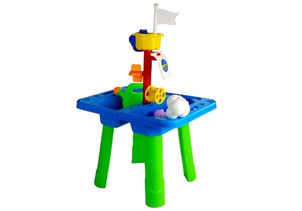 Sandkassebord, Sandforme, Spatler, Vandkande