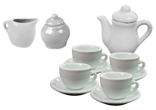 Creative DIY Tea Set Paints Porslin