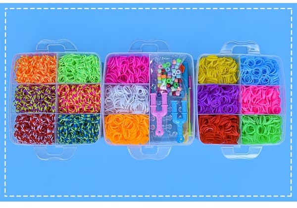 Mega kit Loom Bands - 4500 stk med tilbehør