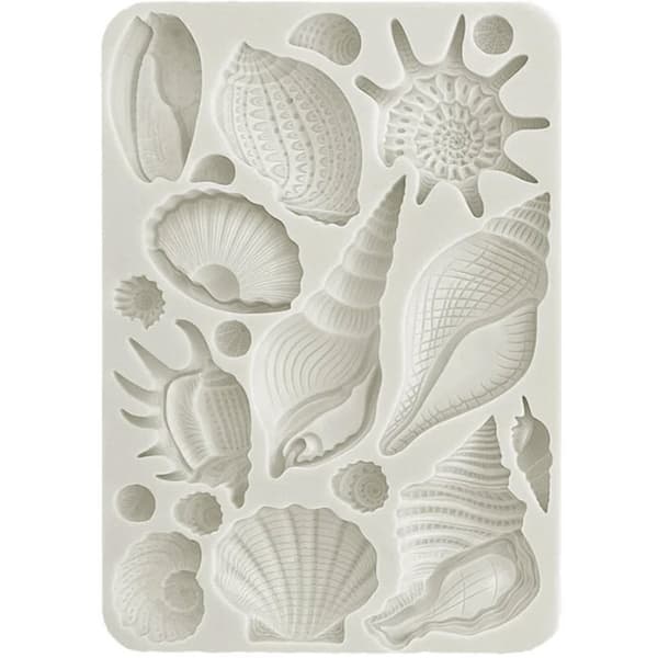 Silicon Mould A5 - Stamperia - Sea Land - Shells
