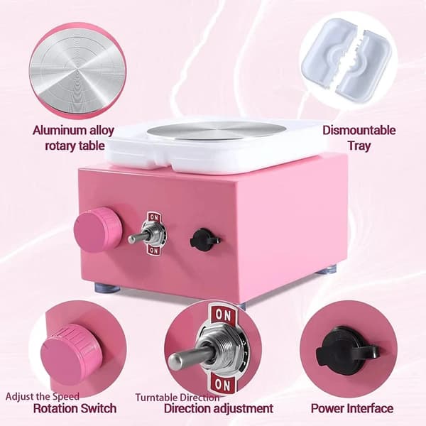Elektrisk drejskiva, LCD-skärm, 350W effekt, G-EU