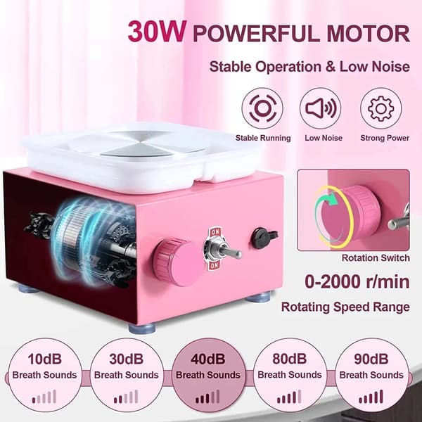 Elektrisk drejskiva, LCD-skärm, 350W effekt, G-EU