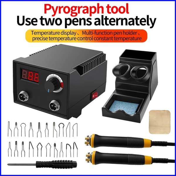 Pyrografimaskine, Justerbar Temperatur, Elektriske Værktøjer, EU