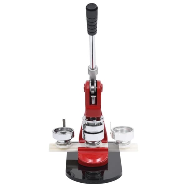 The Living Store Knappmaskin med 500 st knappdelar 37 mm -  Hantverk & hobbyer