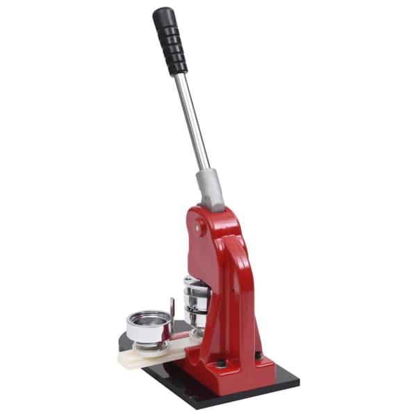 The Living Store Knappmaskin med 500 st knappdelar 37 mm -  Hantverk & hobbyer