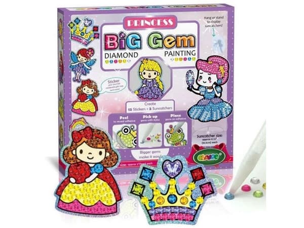 Diamantbroderi Mosaik Diamantklistermærker Mosaik PRINSESSE