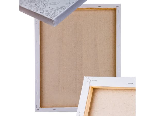 BILLEDMALING EFTER TAL RAMME 50x40cm PARIS STREET