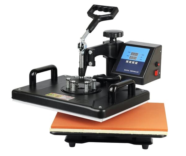 8-i-1 Combo Värme Pressmaskin, 1250W Effekt, 200-430°F Temperaturområde
