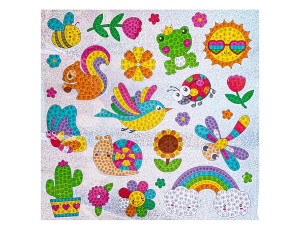 Diamond Embroidery Mosaic Timanttitarrat GARDEN Setti 25 tarraa