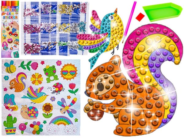 Diamond Embroidery Mosaic Timanttitarrat GARDEN Setti 25 tarraa