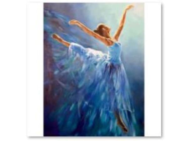 Timanttikirjonta, kuva, timanttimosaiikki timanttimaalaus, BALLETTIMEKO 30x40cm