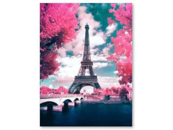 Diamantbroderi, Bild, Diamantmosaik Diamantmålning, EIFFEL TOWER 30x40cm