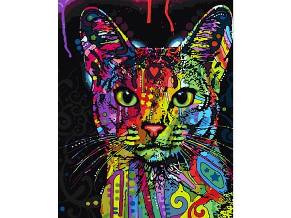 Diamantbroderi, Billede, Diamantmosaik Diamantmaleri, KAT I FARVE 30x40cm