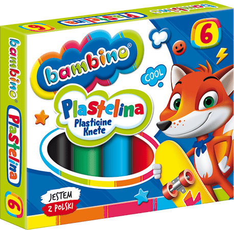 Bambino Plasticine 6 färger