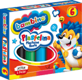 Miniatyrbild 1 av 4: Bambino Plasticine 6 färger